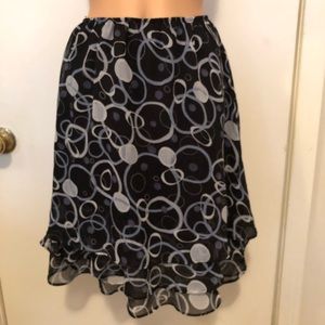Circle Patterned Skirt